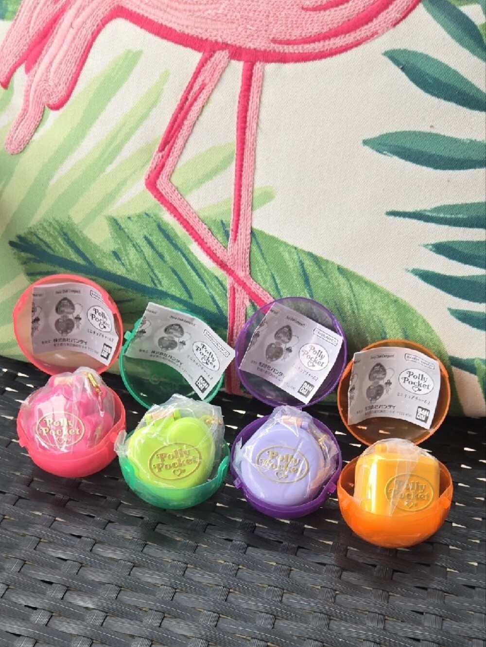 ✨ NWT Polly Pocket Bandai Gashapon Miniature Charm Vol. 2 Complete Set of 4! 🎀